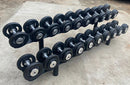 Kit dumbell injetado 12 ao 30KG + Suporte